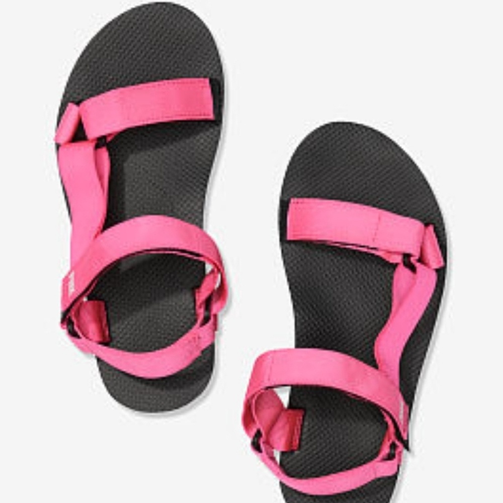 Pink ( Victoria secret) sandals.